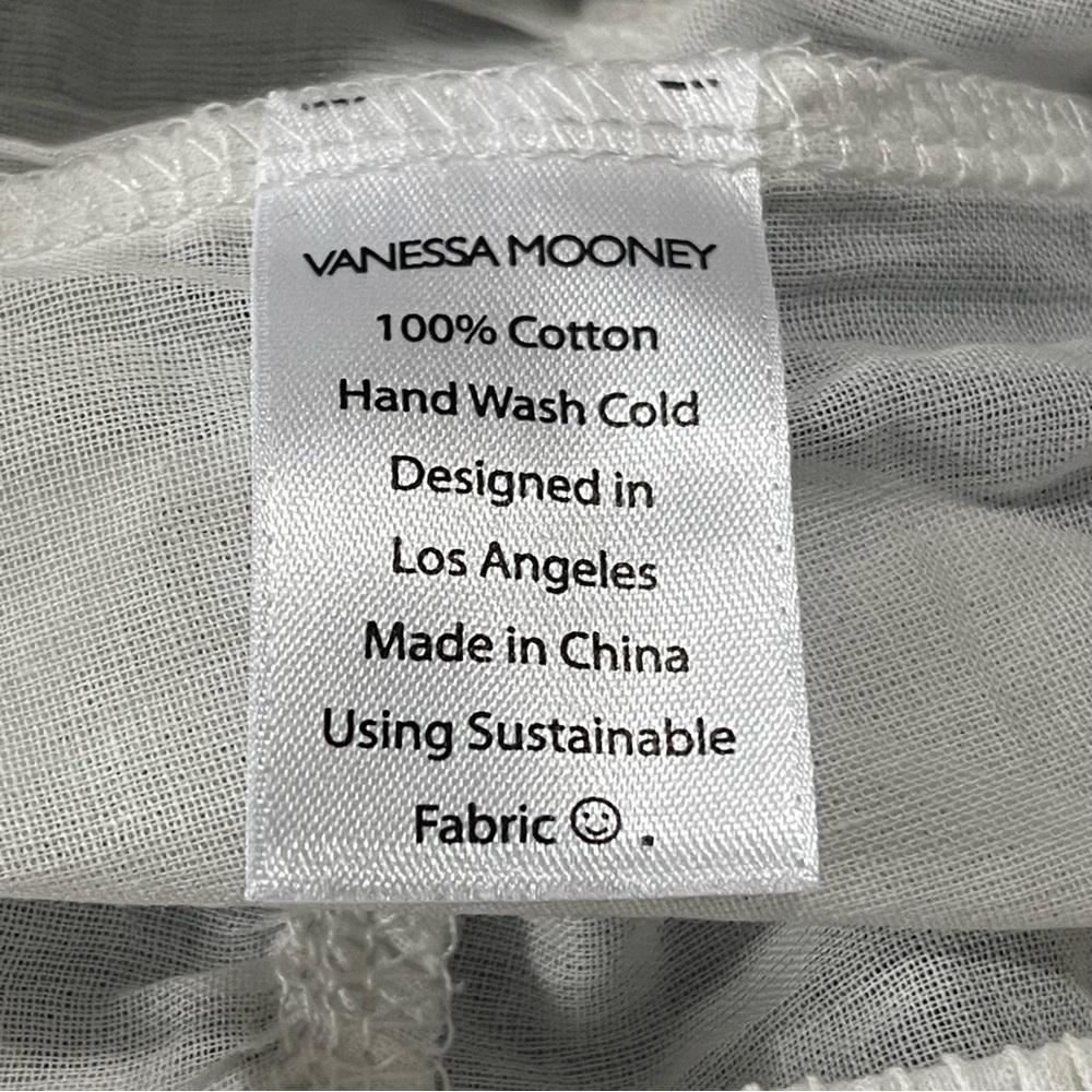 Vanessa Mooney White Cotton Bloomer Size S - Picture 9 of 10